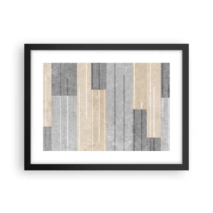 Plakát v černém rámu - Kompozice: drž se - 40x30 cm