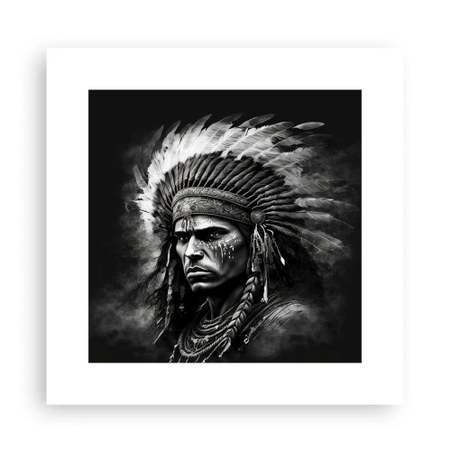 Plakát - Vůdce a bojovník - 30x30 cm