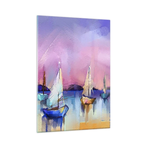 Obraz na skle - Směr: široké vody - 50x70 cm
