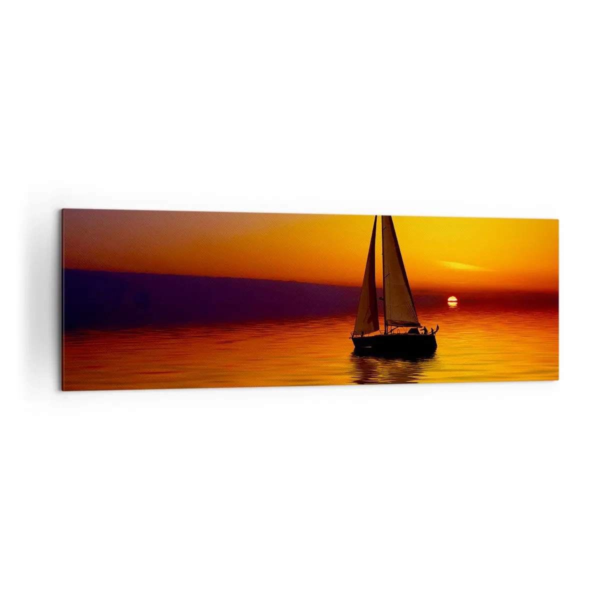 Obraz na plátně - Jak je tu za soumraku ticho… - 160x50 cm