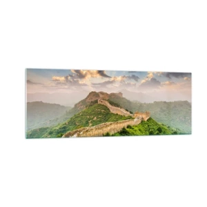 Obraz na skle - Nepomíjející velikost - 140x50 cm