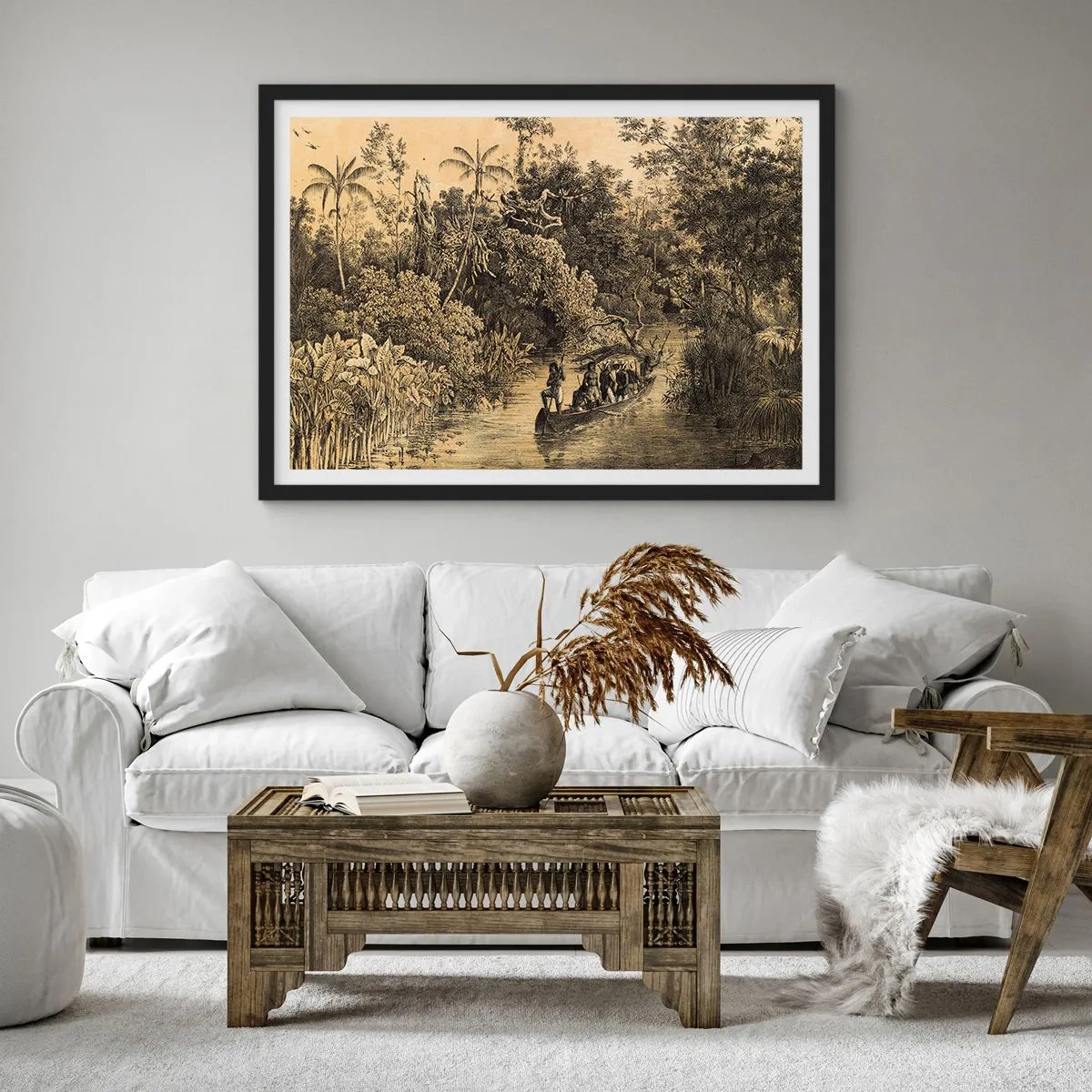 Plakát v černém rámu - Výlet ke zdroji - 100x70 cm