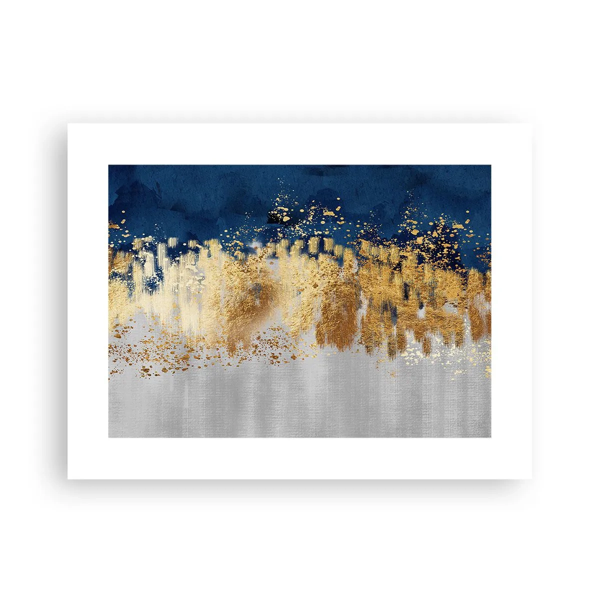 Plakát - Moderní kompozice s jiskrou - 40x30 cm