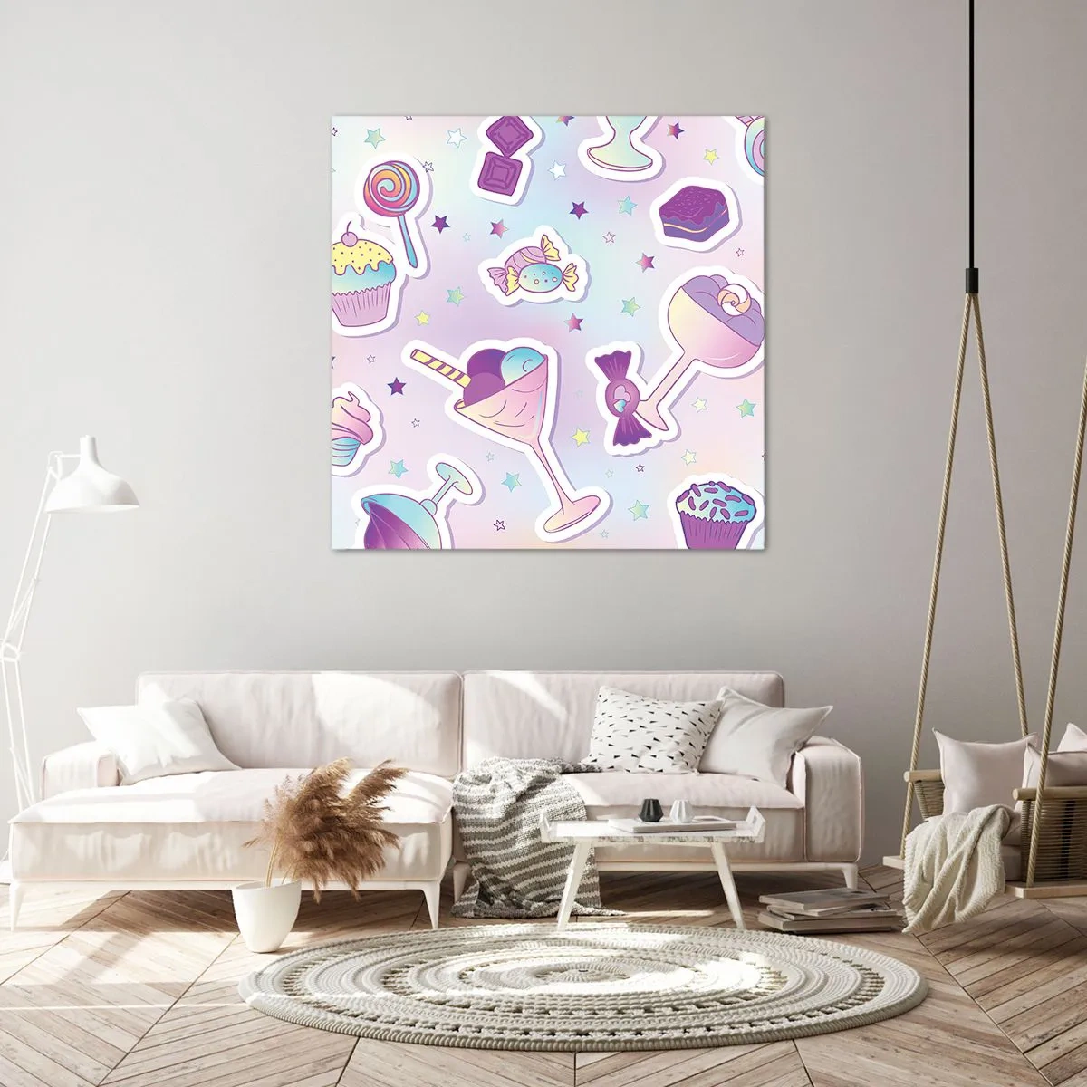 Obraz na plátně - Aby byly každý den narozeniny - 60x60 cm