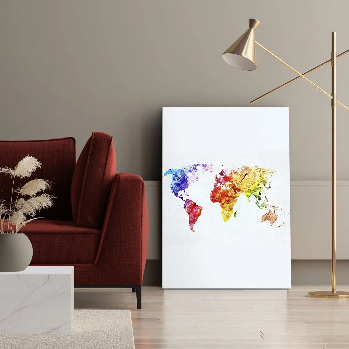 Obraz na plátně - Všechny barvy světa - 50x70 cm