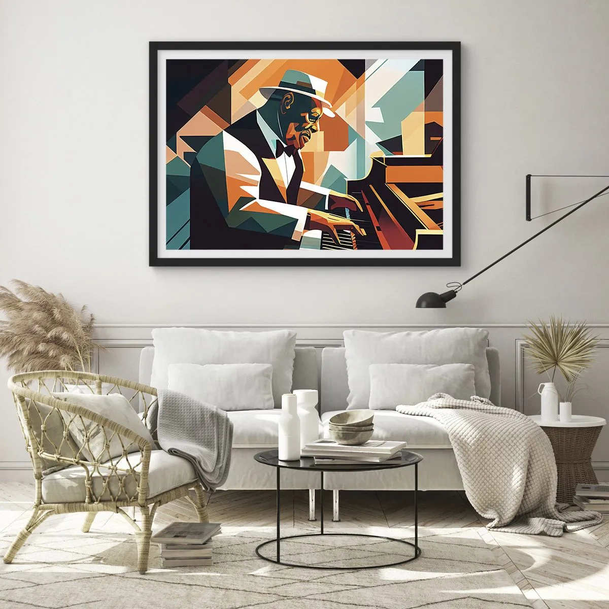 Plakát v černém rámu - Celý tento jazz - 70x50 cm