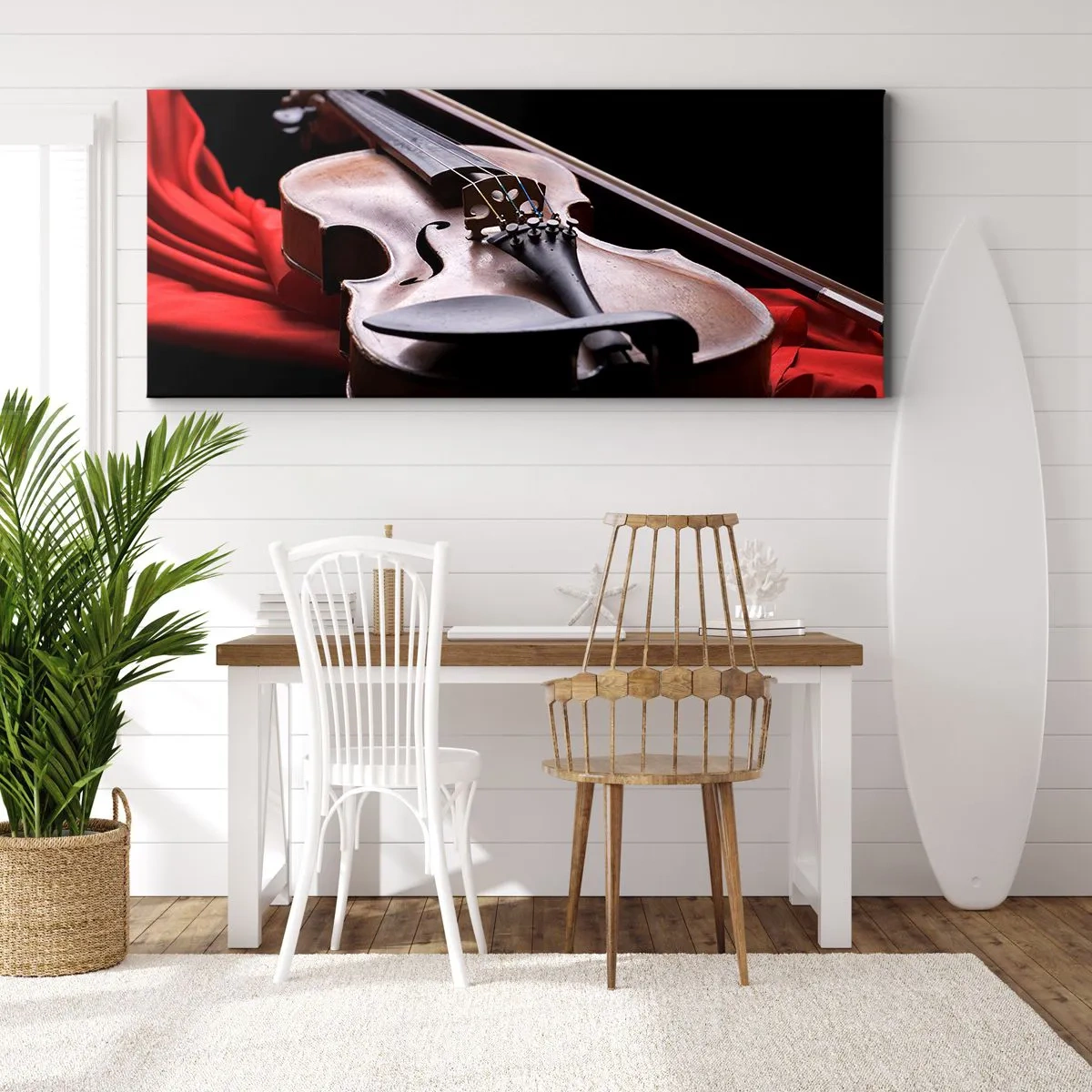 Obraz na plátně - Hudba pocitů - 100x40 cm