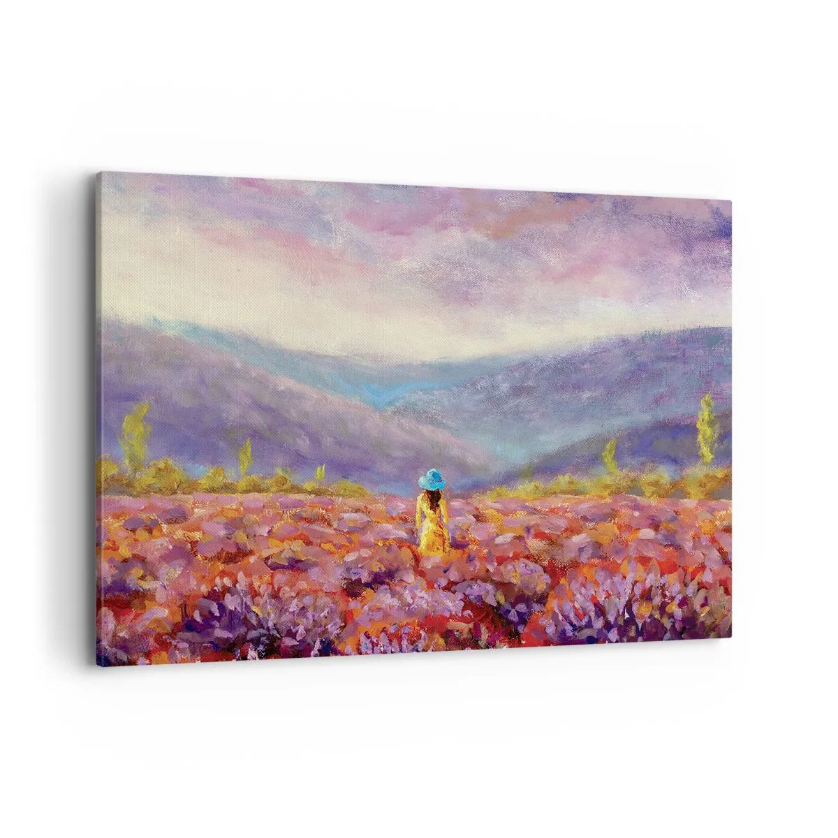 Obraz na plátně - V levandulovém světě - 100x70 cm