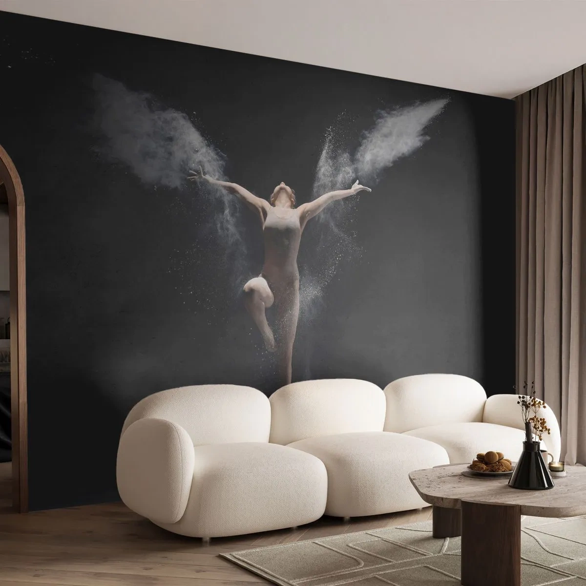 Fototapeta na míru Premium Canvas - Elfové existují - Abstrakce, Tanečník, Gymnasta