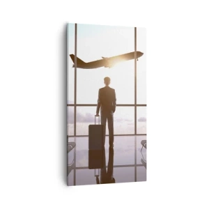 Obraz na plátně - Máš čas, zpomal - 55x100 cm