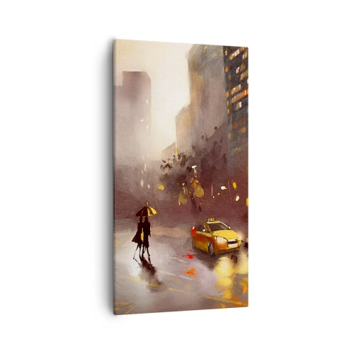Obraz na plátně - Ve světlech New Yorku - 55x100 cm