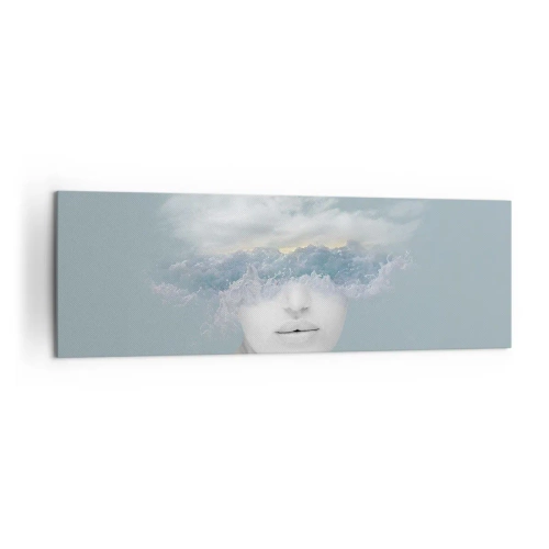 Obraz na plátně - S hlavou v oblacích - 160x50 cm