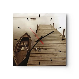 Nástěnné hodiny - Velký klid - 40x40 cm