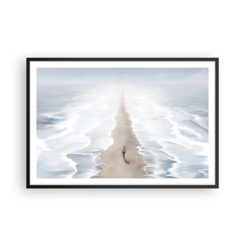 Plakát v černém rámu - Světlá budoucnost - 91x61 cm