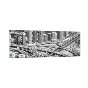 Obraz na skle - Dubaj – nemožné město - 90x30 cm