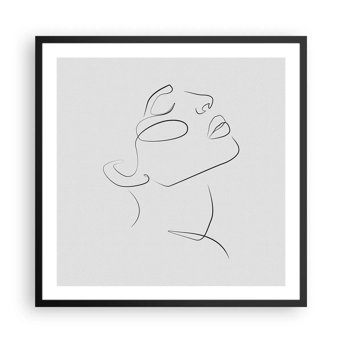 Plakát v černém rámu - Meandry snu - 60x60 cm