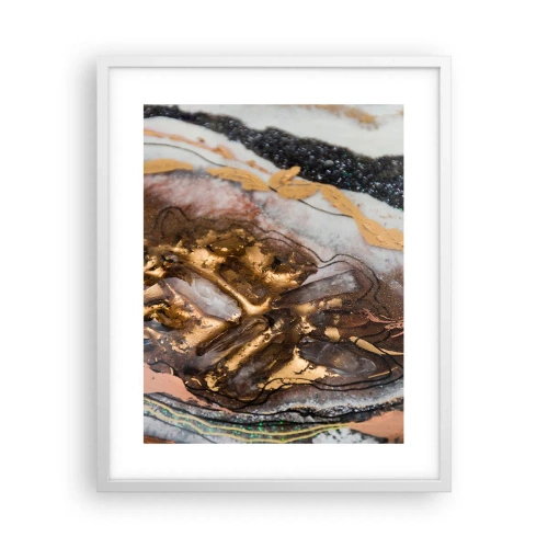 Plakát v bílém rámu - Prvek země - 40x50 cm