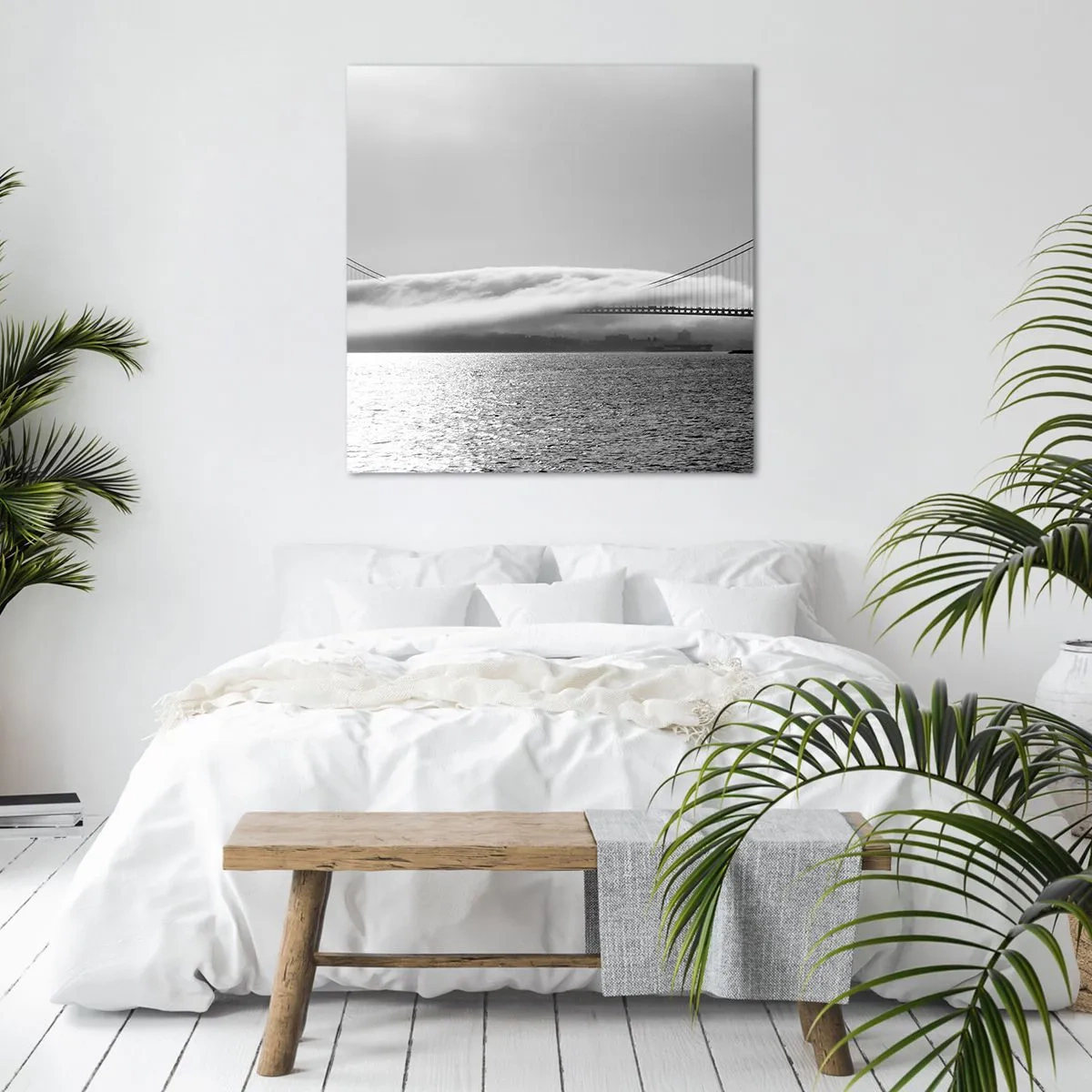 Obraz na plátně - Proplout Zlatou bránou - 70x70 cm