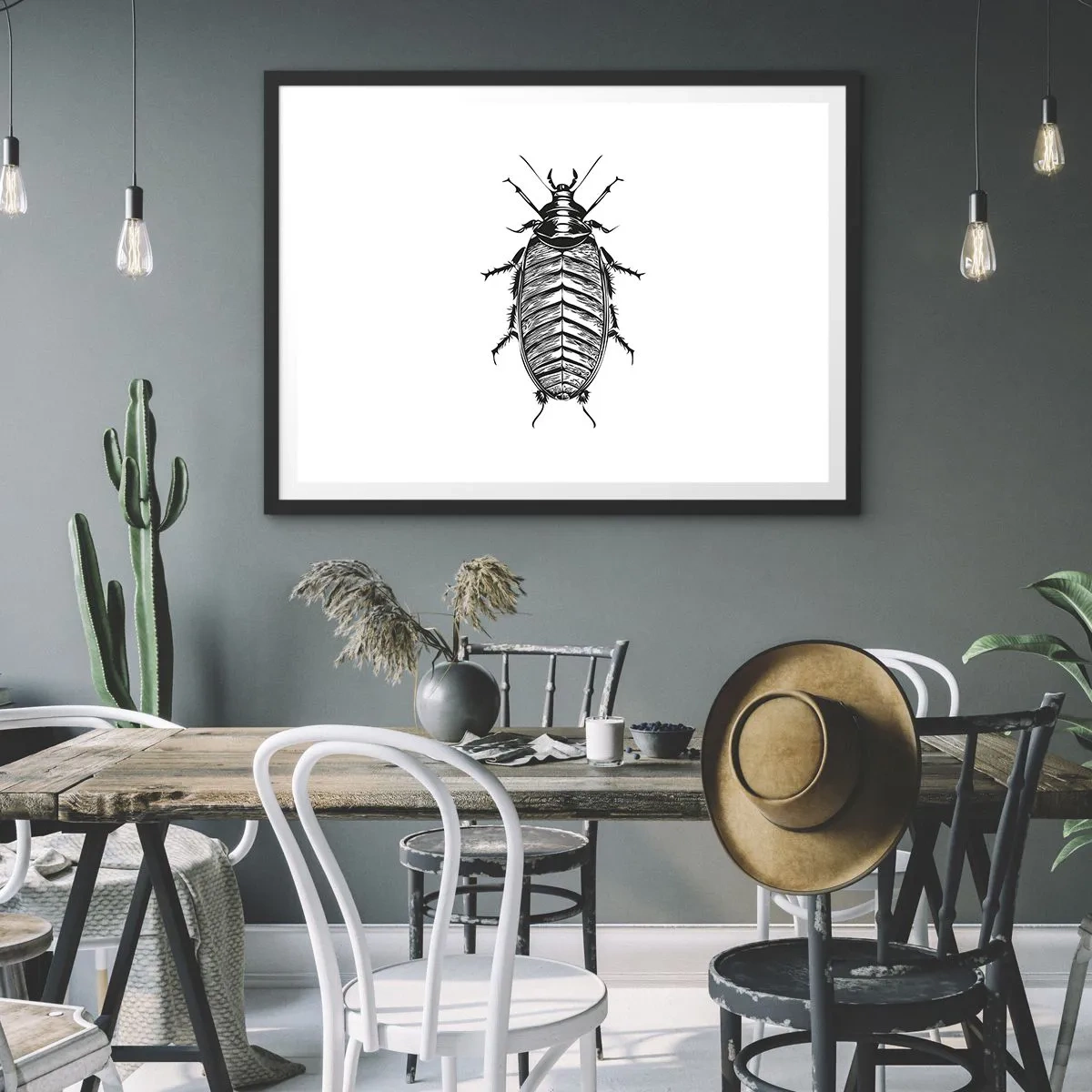 Plakát v černém rámu - Vzorový exemplář! - 70x50 cm
