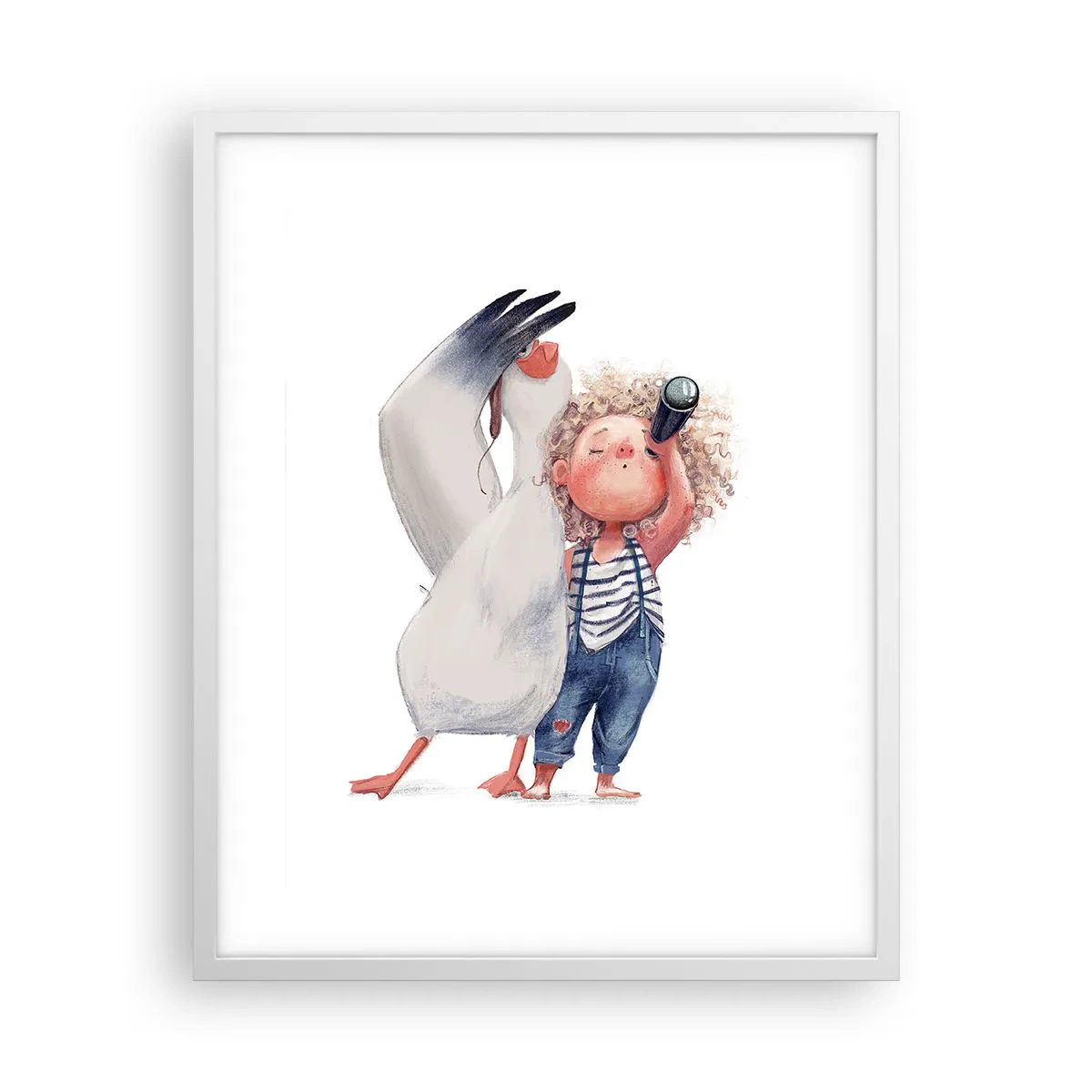 Plakát v bílém rámu - Plán na skvělou cestu - 40x50 cm