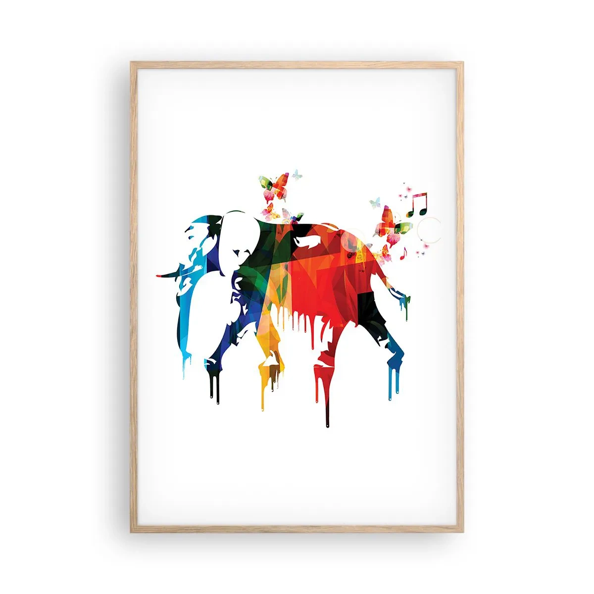 Plakát v rámu světlý dub - Tančit může každý - 70x100 cm