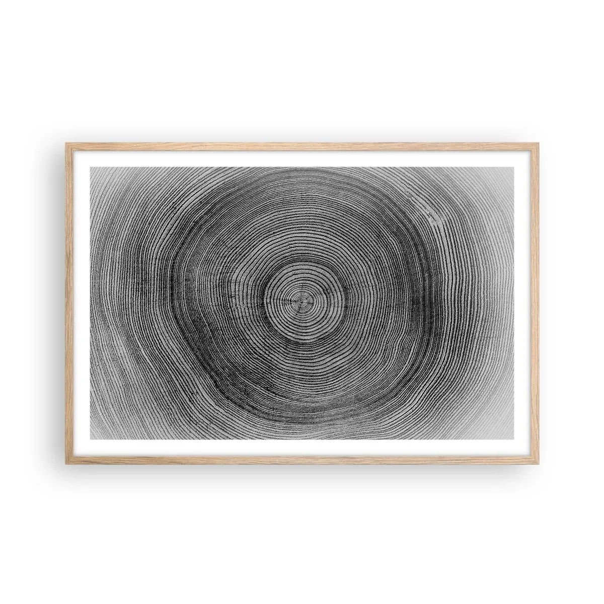 Plakát v rámu světlý dub - Znamení doby - 91x61 cm