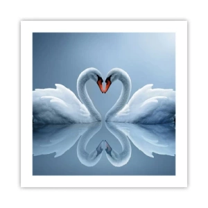 Plakát - Čas na lásku - 50x50 cm