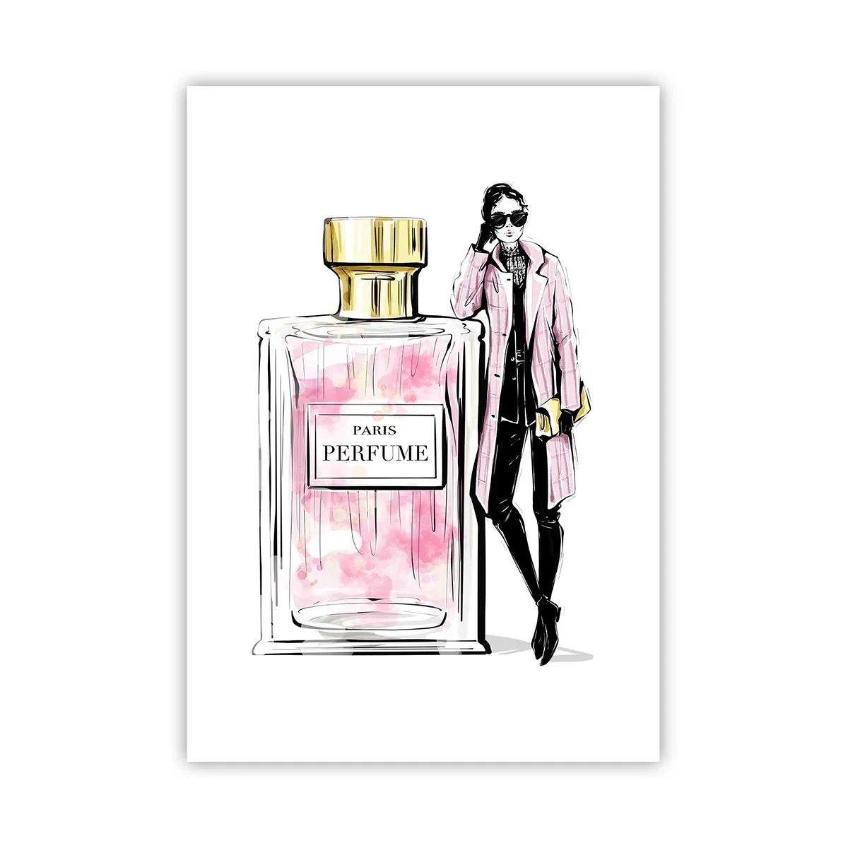 Plakát - Pařížská smyslnost - 70x100 cm