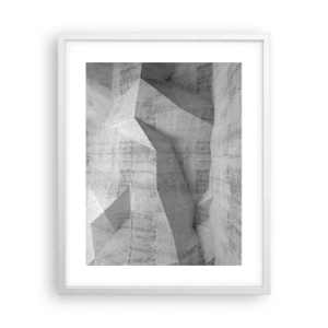 Plakát v bílém rámu - Skutečná výzva - 40x50 cm