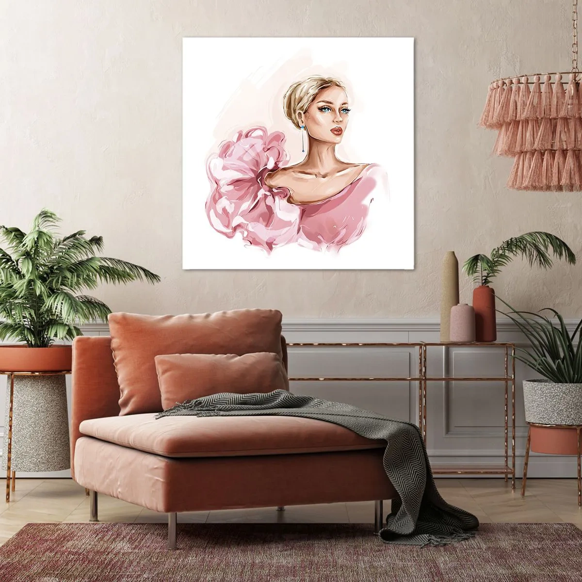 Obraz na plátně - Jako malovaná… - 60x60 cm
