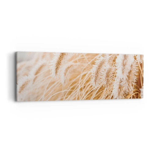 Obraz na plátně - Zlaté šustění travin - 90x30 cm