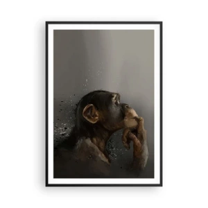 Plakát v černém rámu - Určitě myslitel - 70x100 cm