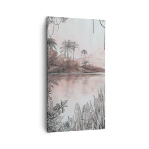 Obraz na plátně - Deník cestovatele z 19. století - 45x80 cm