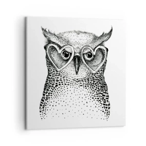 Obraz na plátně - Moudře a s láskou - 50x50 cm