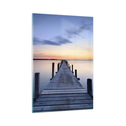 Obraz na skle - Klid příjemného soumraku - 80x120 cm