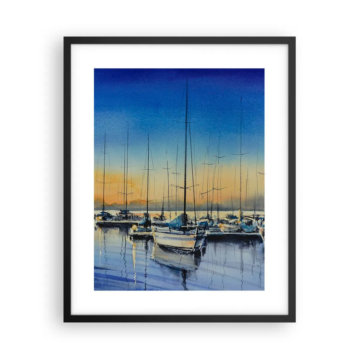 Plakát v černém rámu - Konec dobrého dne - 40x50 cm