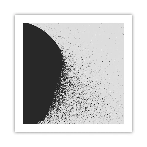 Plakát - Pohyb částic - 50x50 cm