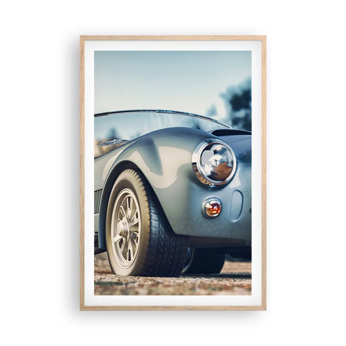 Plakát v rámu světlý dub - Protože na stylu záleží - 61x91 cm