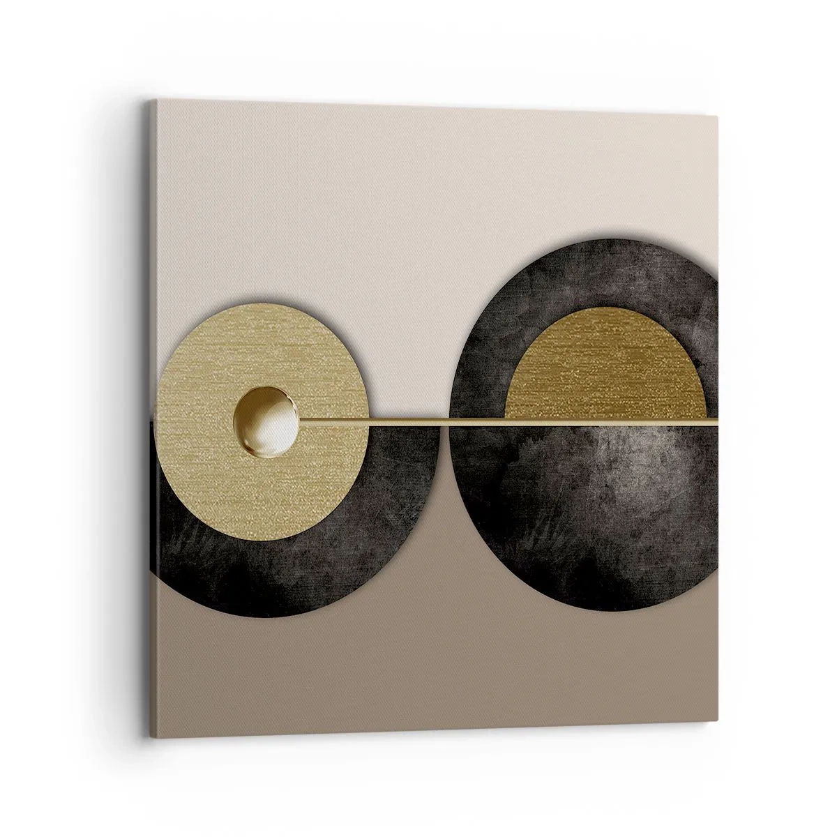 Obraz na plátně - Variace kolem kruhu - 70x70 cm