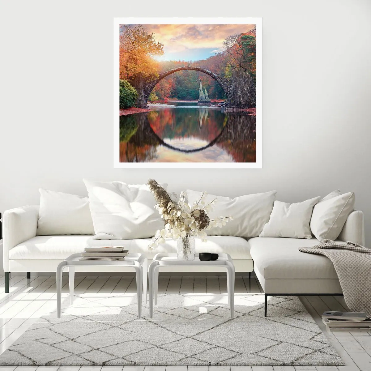 Plakát - Za zrcadlem - 40x40 cm