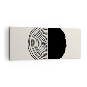 Obraz na plátně - Půl na půl - 120x50 cm