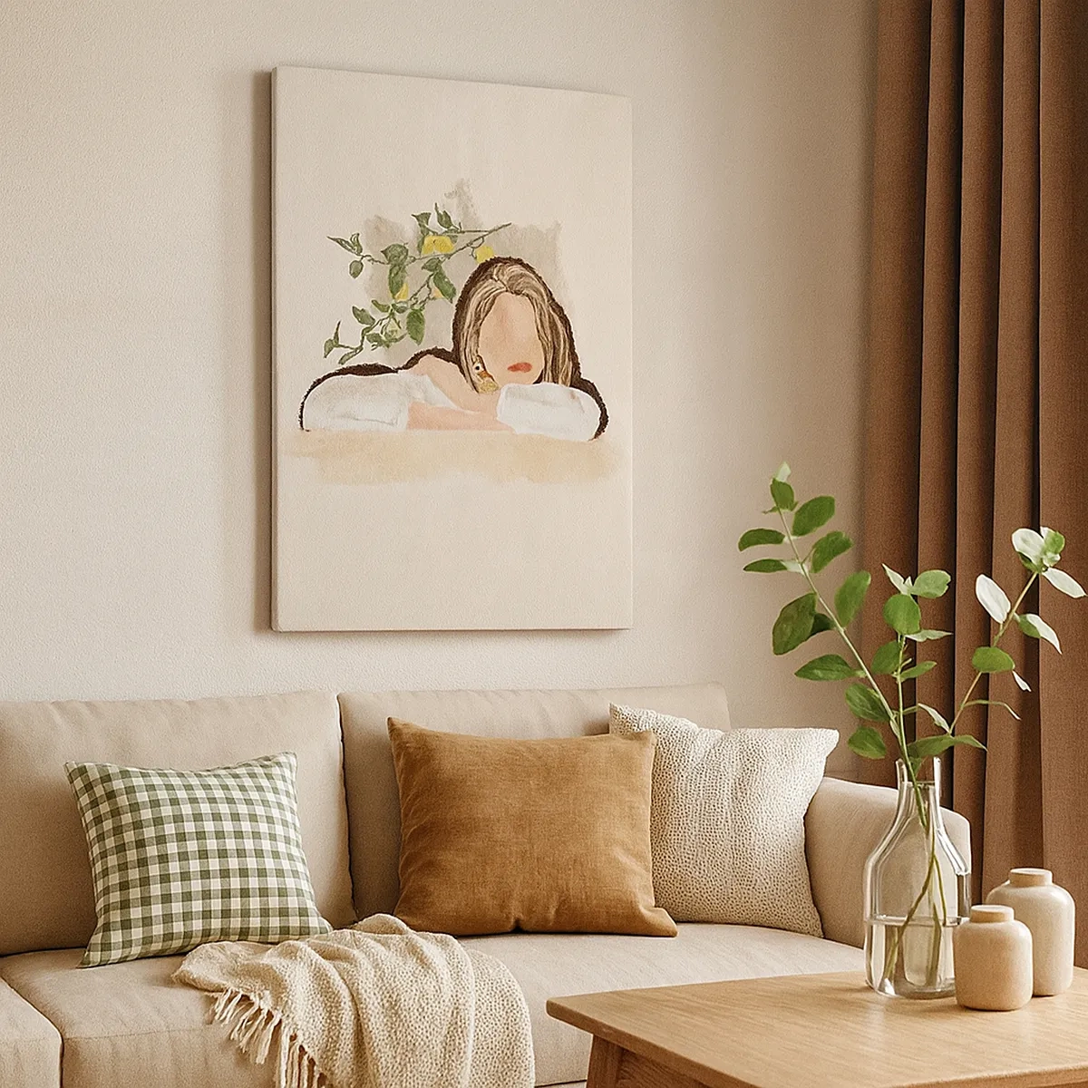 Obraz na plátně - Krasavice z jihu - 50x70 cm