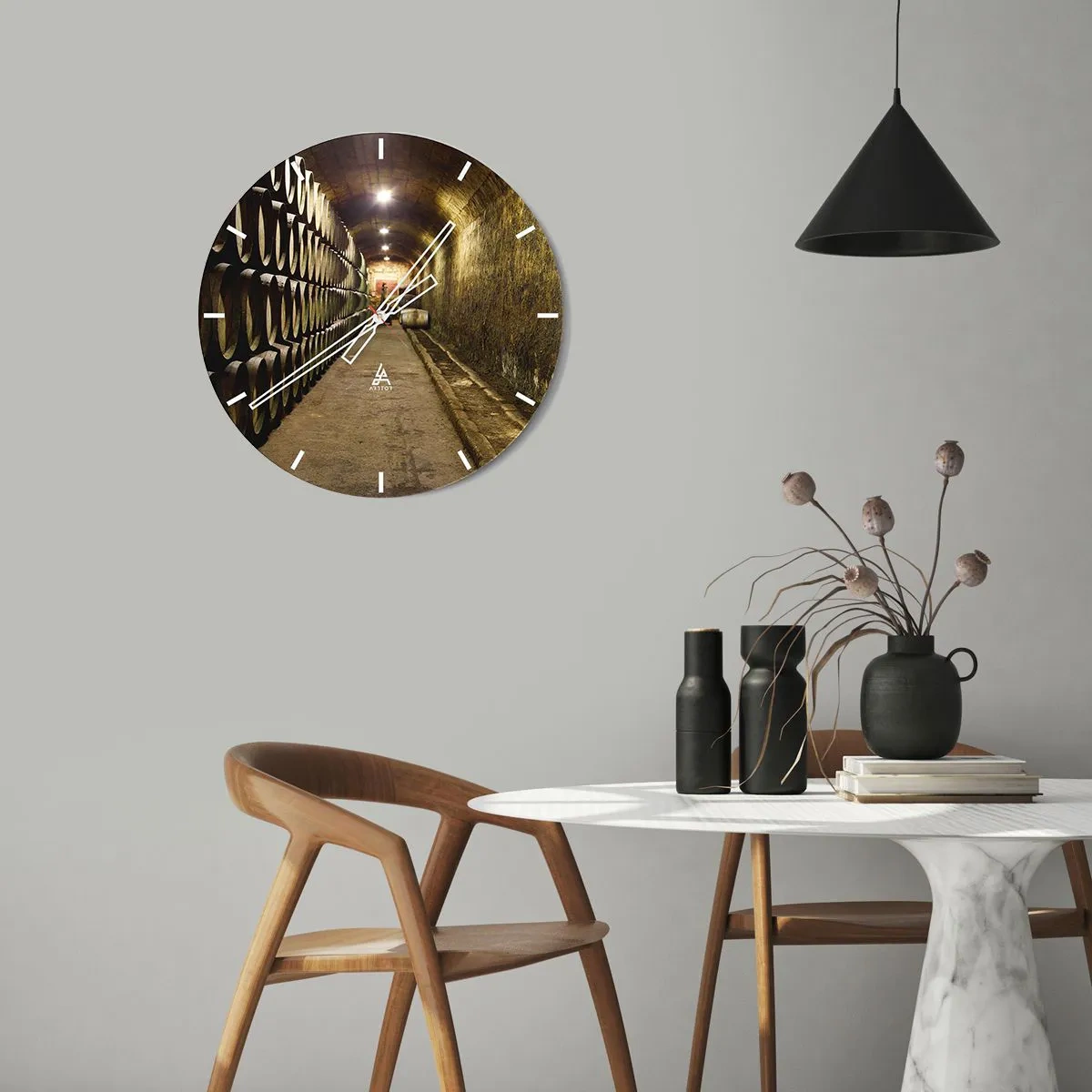 Nástěnné hodiny - Je dobré si odpočinout - 30x30 cm