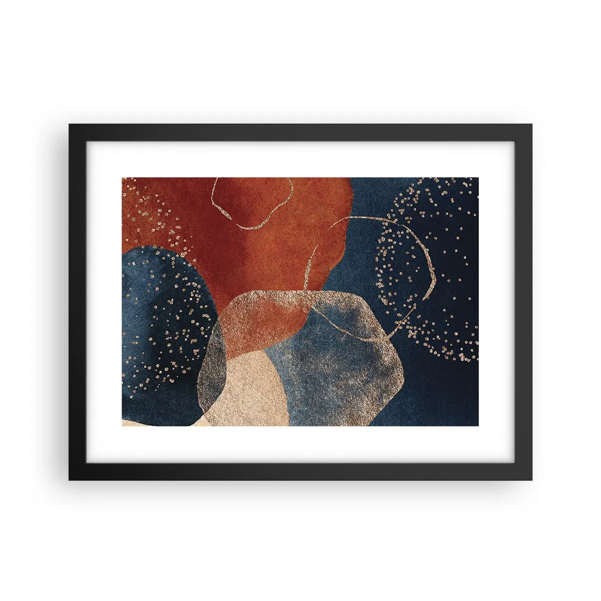 Plakát v černém rámu - Lehkost bytí - 40x30 cm