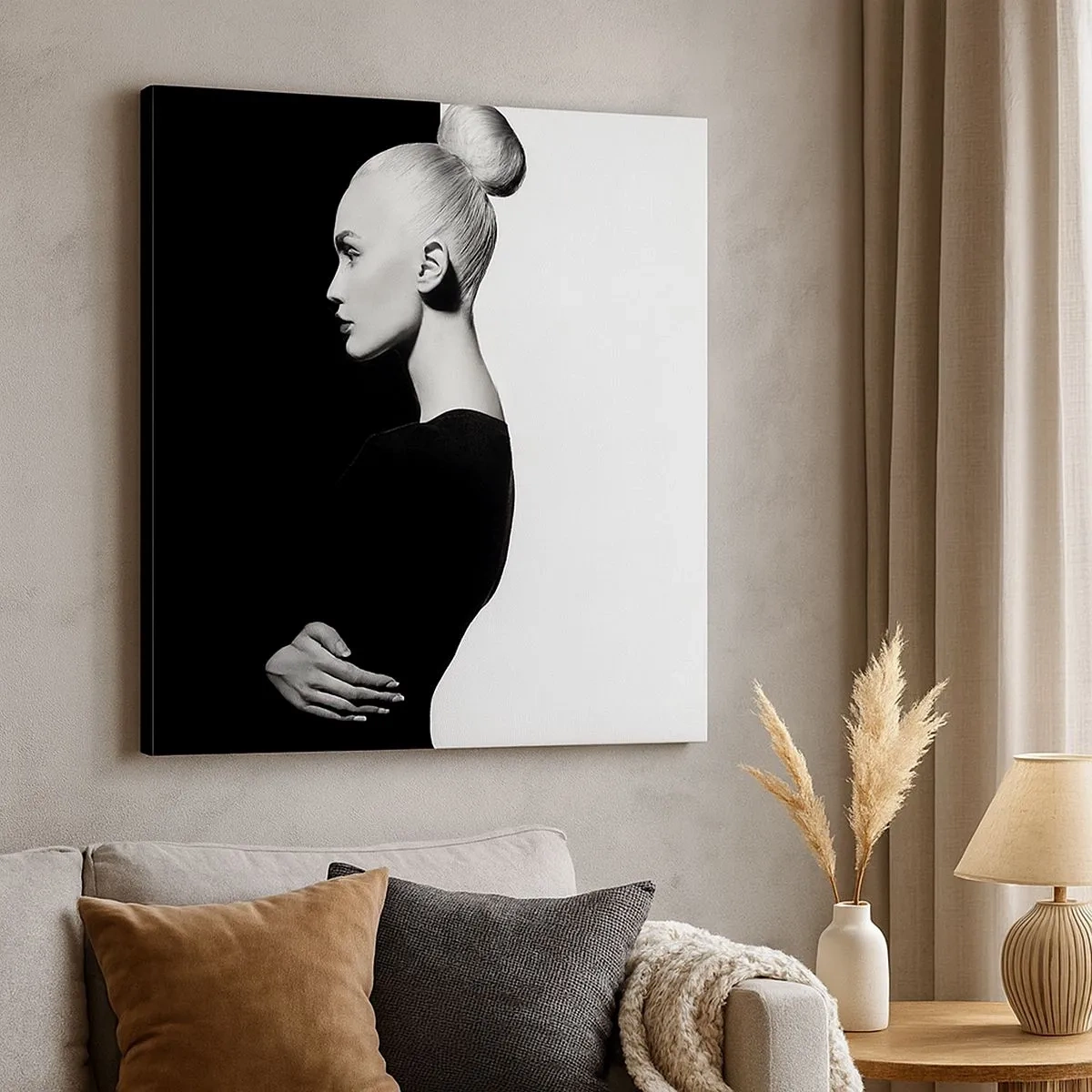 Obraz na plátně - Prostě žena - 30x30 cm