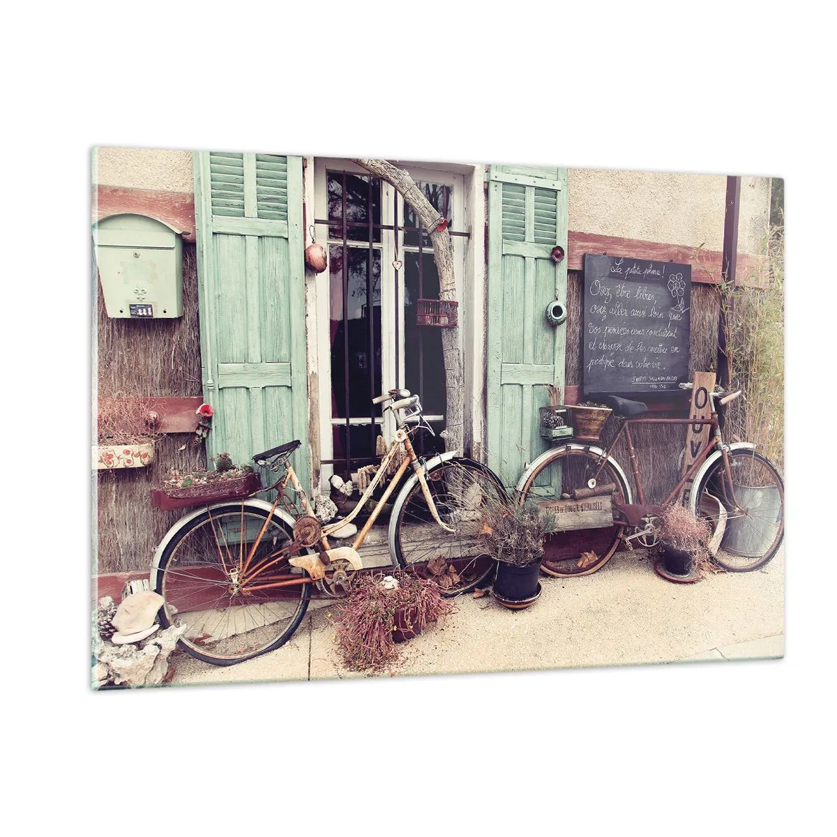 Obraz na skle - Ať žije provincie - 120x80 cm