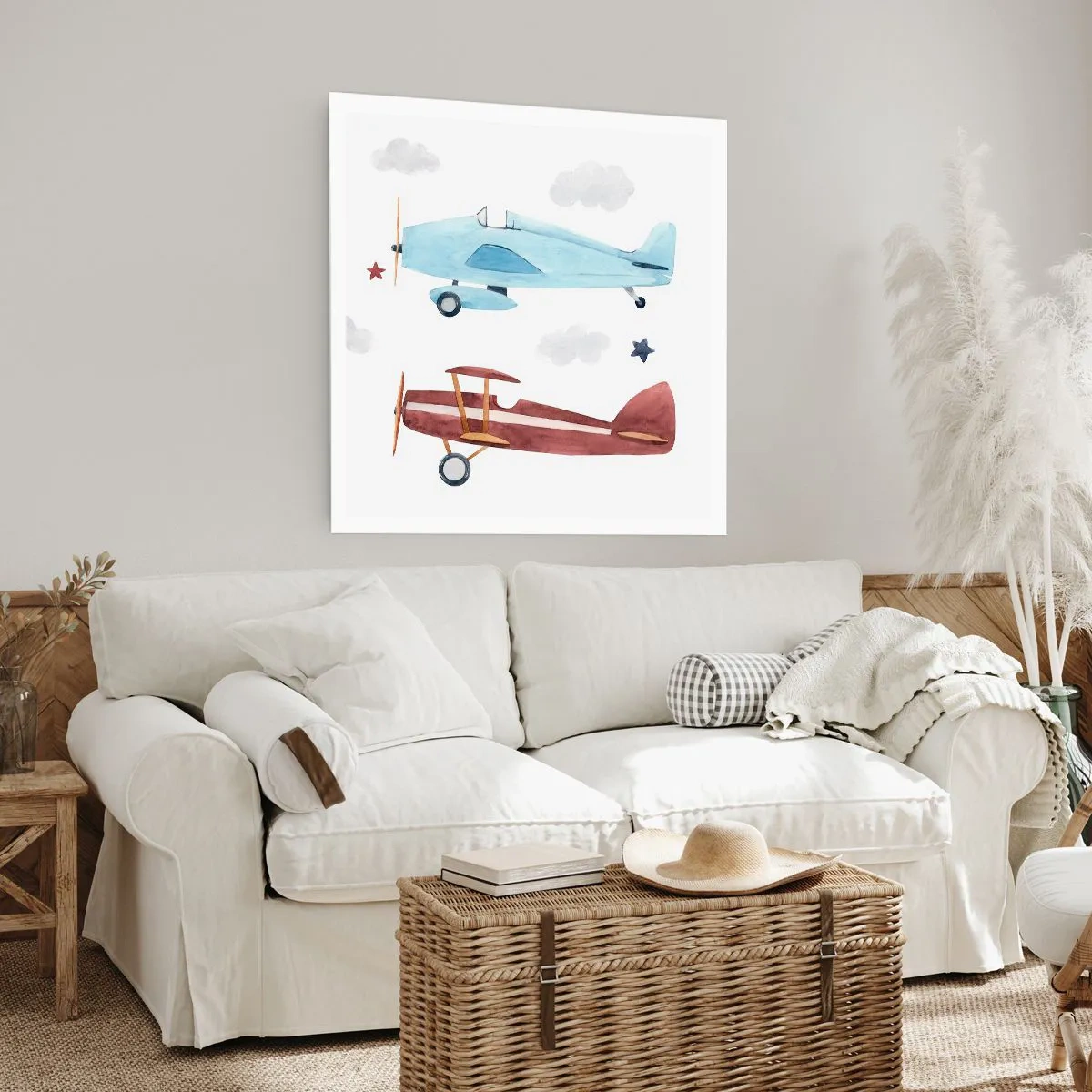 Plakát - Pane pilote, čekáme! - 50x50 cm