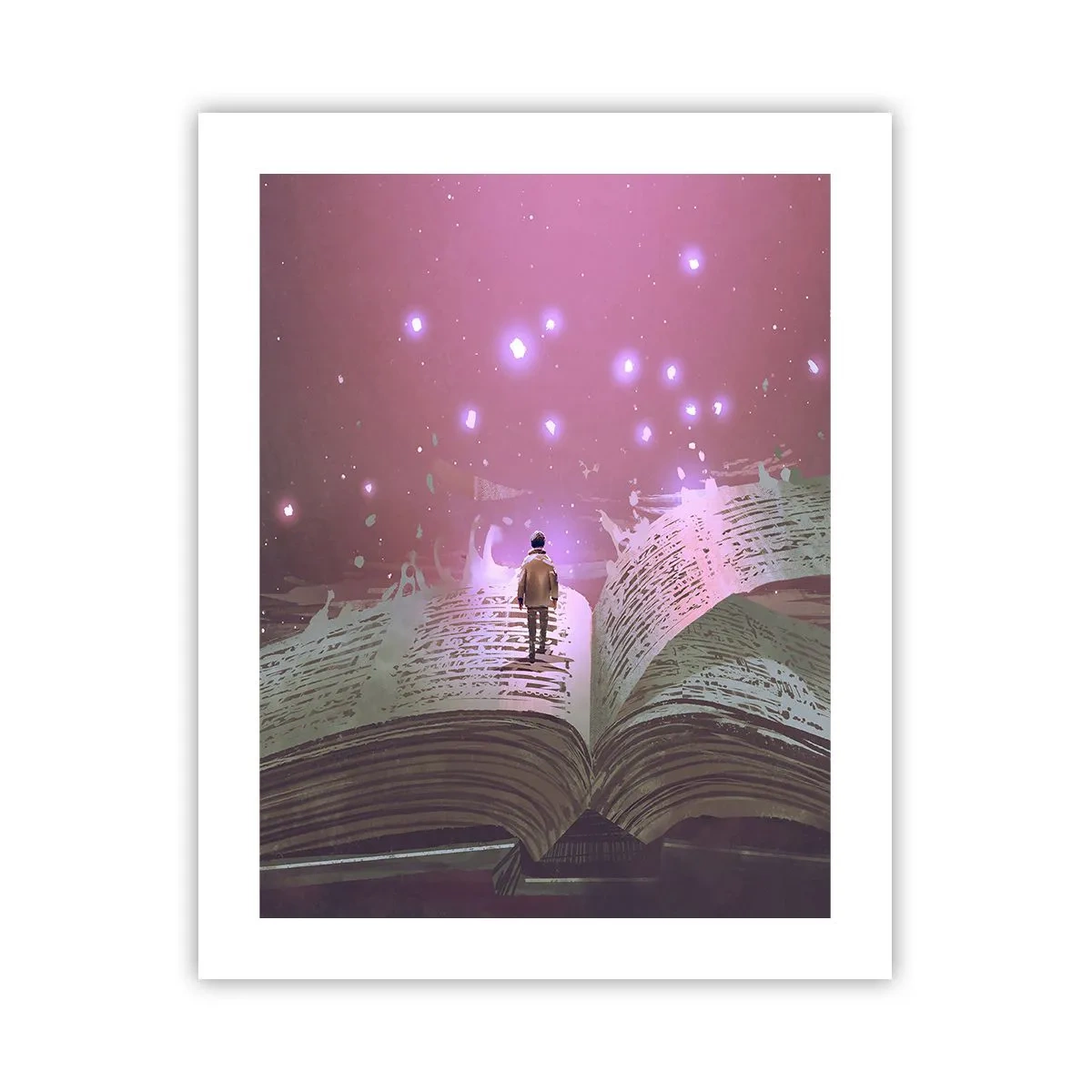 Plakát - Pozvánka do jiného světa - přečti si to! - 40x50 cm