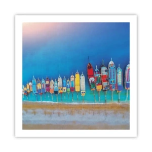 Plakát - Z ptačí perspektivy - 60x60 cm