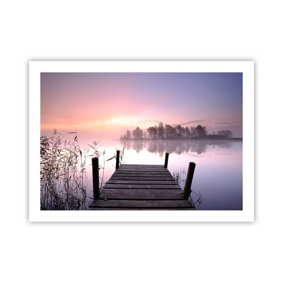 Plakát - Z liliové mlhy… - 70x50 cm